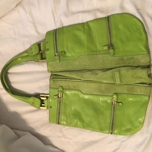 Jimmy Choo Lime tote